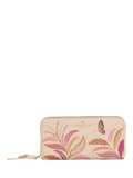 Sara Miller Large Zip Around Purse, Pink/Multi