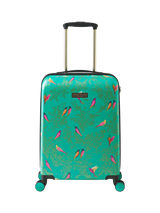 John Lewis Sara Miller Chelsea 56cm 8-Wheel Hard-Sided Cabin Suitcase, 29L, Green/Multi- Buy online at McGrocer