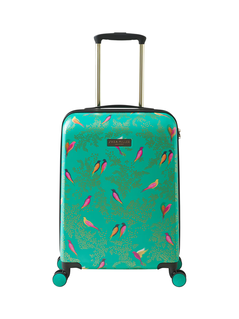 Sara Miller Chelsea 56cm cabin case green multi - British product