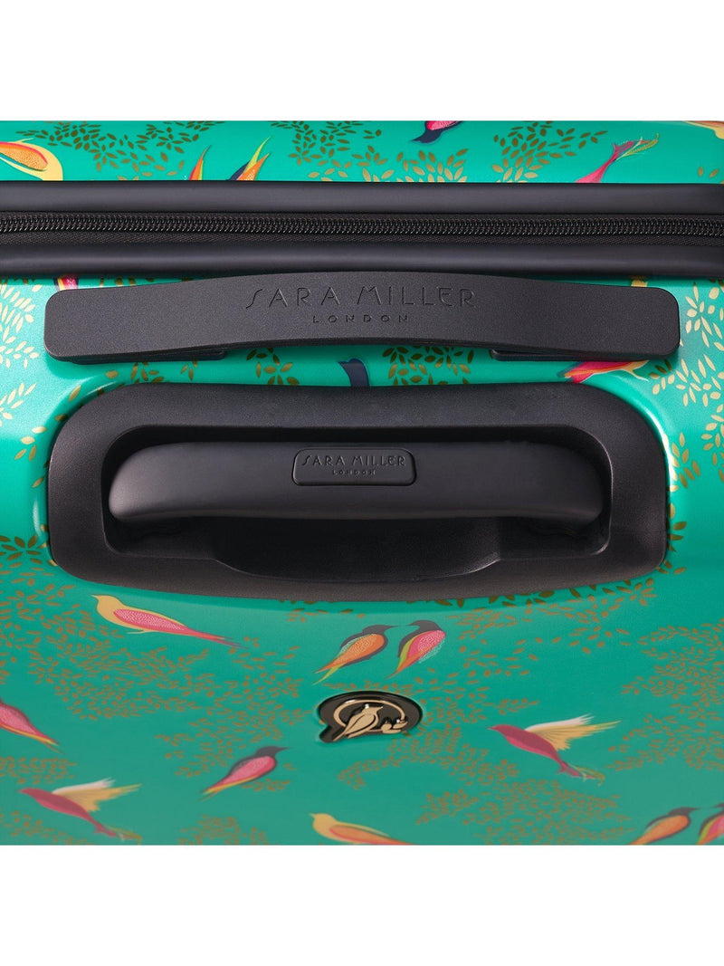 Sara Miller Chelsea 56cm cabin case green multi - British product