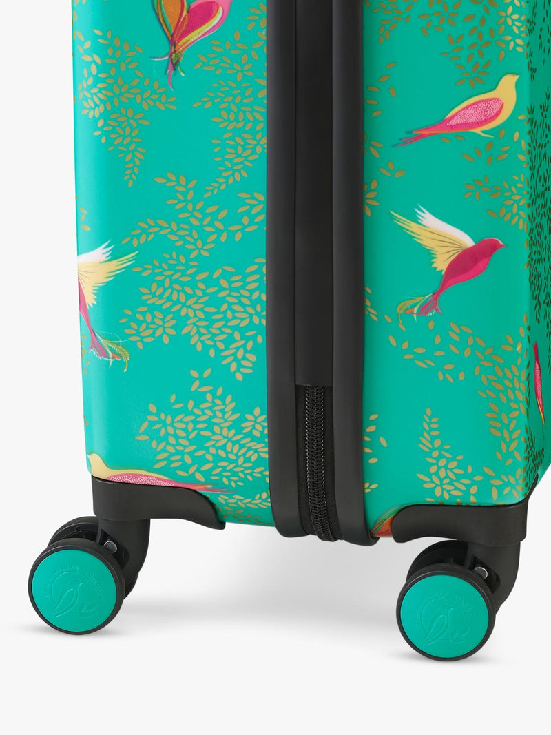 Sara Miller Chelsea 56cm cabin case green multi - British product