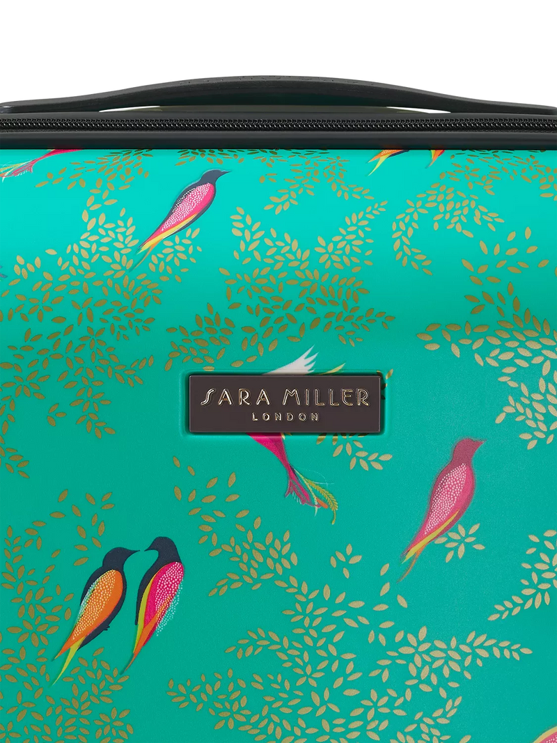 Sara Miller Chelsea 56cm cabin case green multi - British product