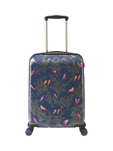 John Lewis Sara Miller Chelsea 56cm 8-Wheel Cabin Case, 29L, Blue/Multi- Buy online at McGrocer