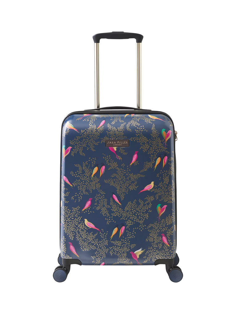 Sara Miller Chelsea cabin case 56cm blue multi, imported from the UK