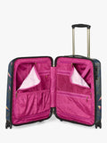 Sara Miller Chelsea cabin case 56cm blue multi, imported from the UK