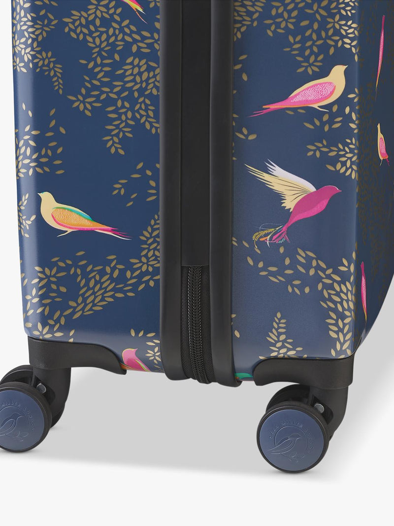 Sara Miller Chelsea cabin case 56cm blue multi, imported from the UK
