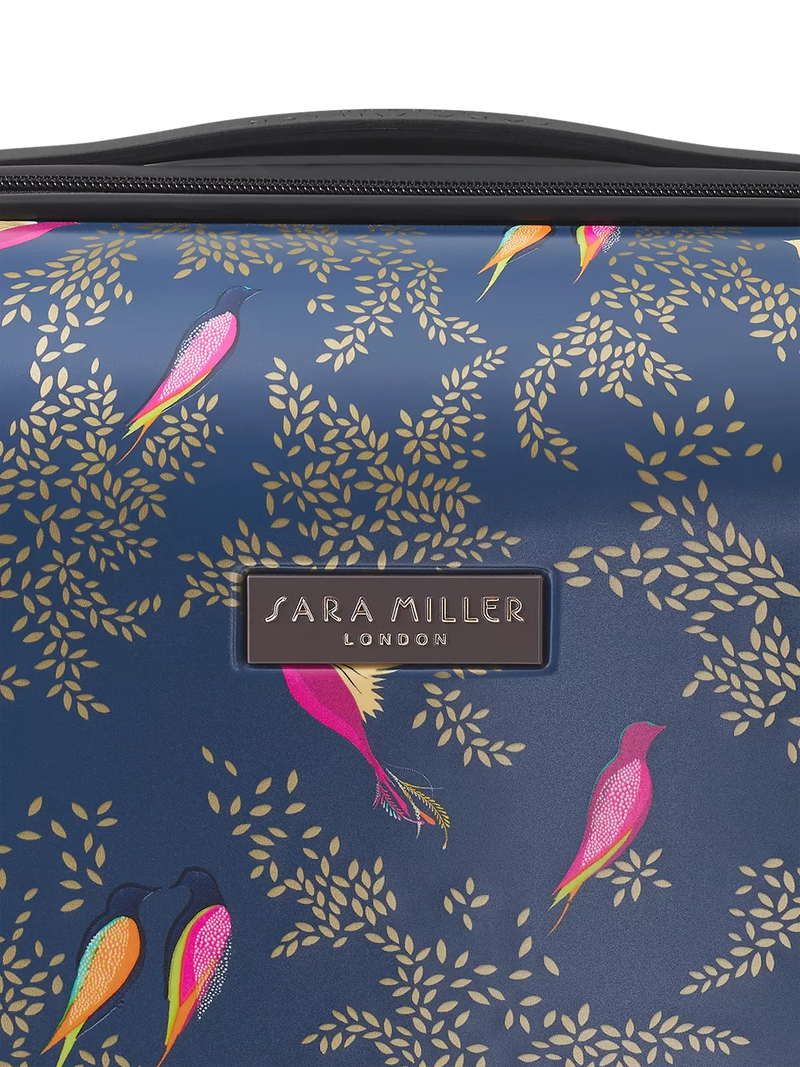 Sara Miller Chelsea cabin case 56cm blue multi, imported from the UK