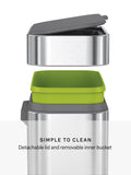 Simplehuman compost caddy stainless steel 4L (British brand)