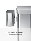 Simplehuman compost caddy stainless steel 4L (British brand)