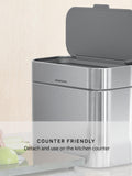 Simplehuman compost caddy stainless steel 4L (British brand)