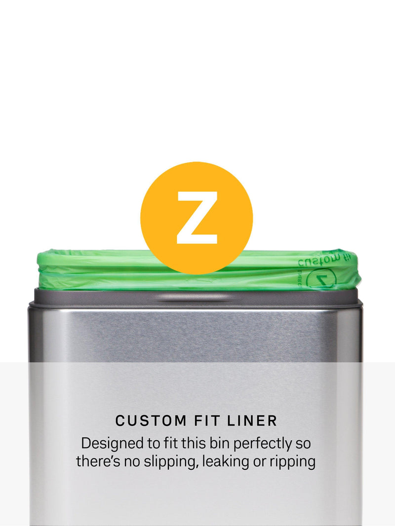 Simplehuman compost caddy stainless steel 4L (British brand)