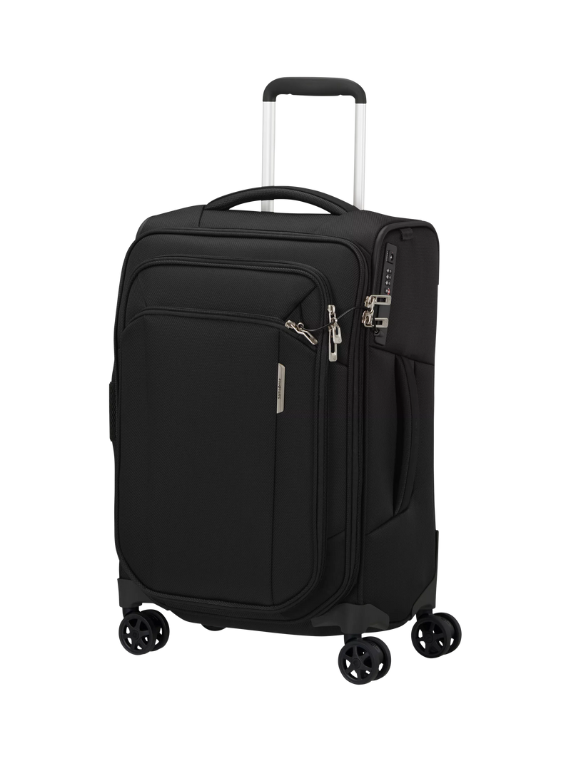 Samsonite Respark 55cm Double Wheel Cabin Spinner Suitcase, Forest Green, 59L