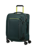 Samsonite Respark 55cm Double Wheel Cabin Spinner Suitcase, Forest Green, 59L