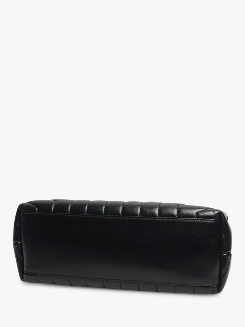 SAINT LAURENT Loulou quilted leather shoulder bag black (British brand)
