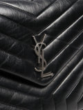 SAINT LAURENT Loulou quilted leather shoulder bag black (British brand)
