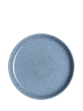 Denby Studio Blue Flint stoneware dinner plate 26cm, imported from the UK
