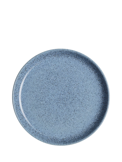John Lewis Denby Studio Blue Flint Stoneware Medium Coupe Plate 21cm- Buy online at McGrocer