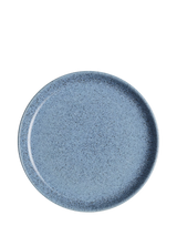 John Lewis Denby Studio Blue Flint Stoneware Medium Coupe Plate 21cm- Buy online at McGrocer