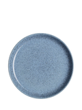 Denby studio blue flint stoneware plate 21cm, imported from the UK