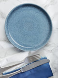 Denby studio blue flint stoneware plate 21cm, imported from the UK