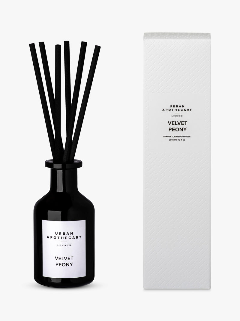 Urban Apothecary Velvet Peony reed diffuser 200ml (British brand)