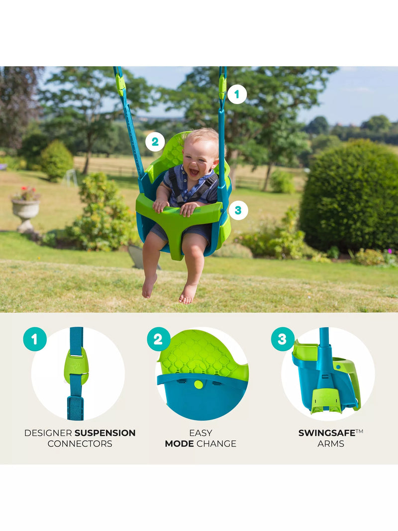 TP Toys Quadpod 4-in-1 baby swing seat, UK version