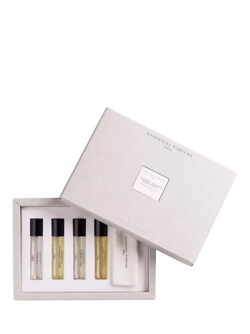 Essential Parfums discovery fragrance gift set 4x10ml, UK version