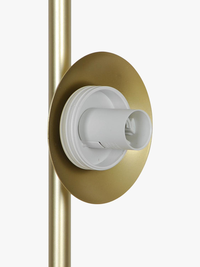 Nordlux Lilly floor lamp brass with opal glass shades (British brand)