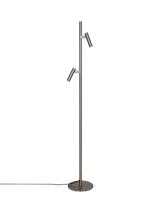 John Lewis Nordlux Makoto Floor Lamp, Satin Chrome- Buy online at McGrocer