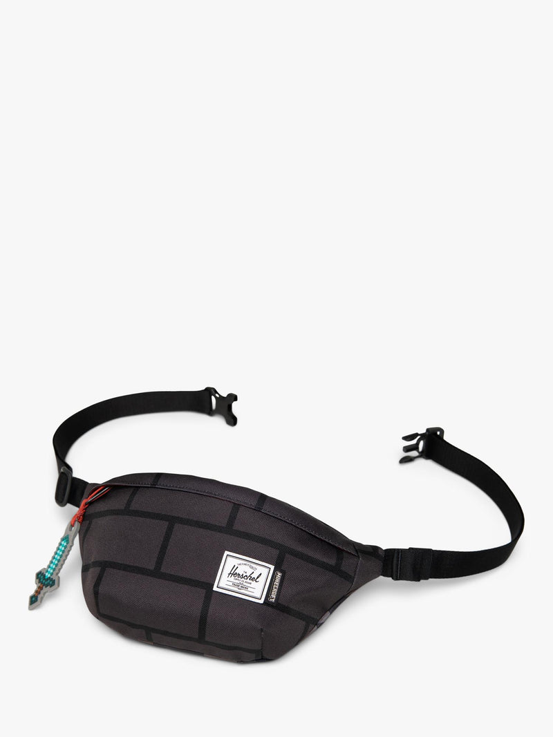 Herschel kids hip pack Minecraft The Nether print, imported from the UK