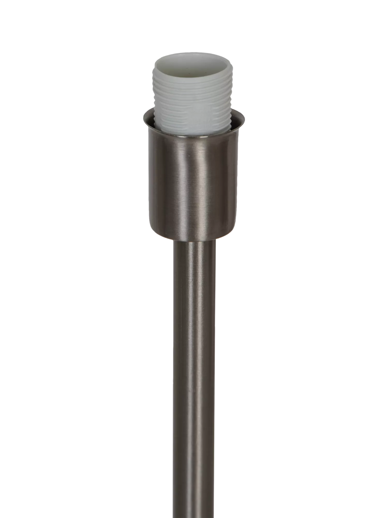 Nordlux Cera table lamp brushed steel finish, UK version