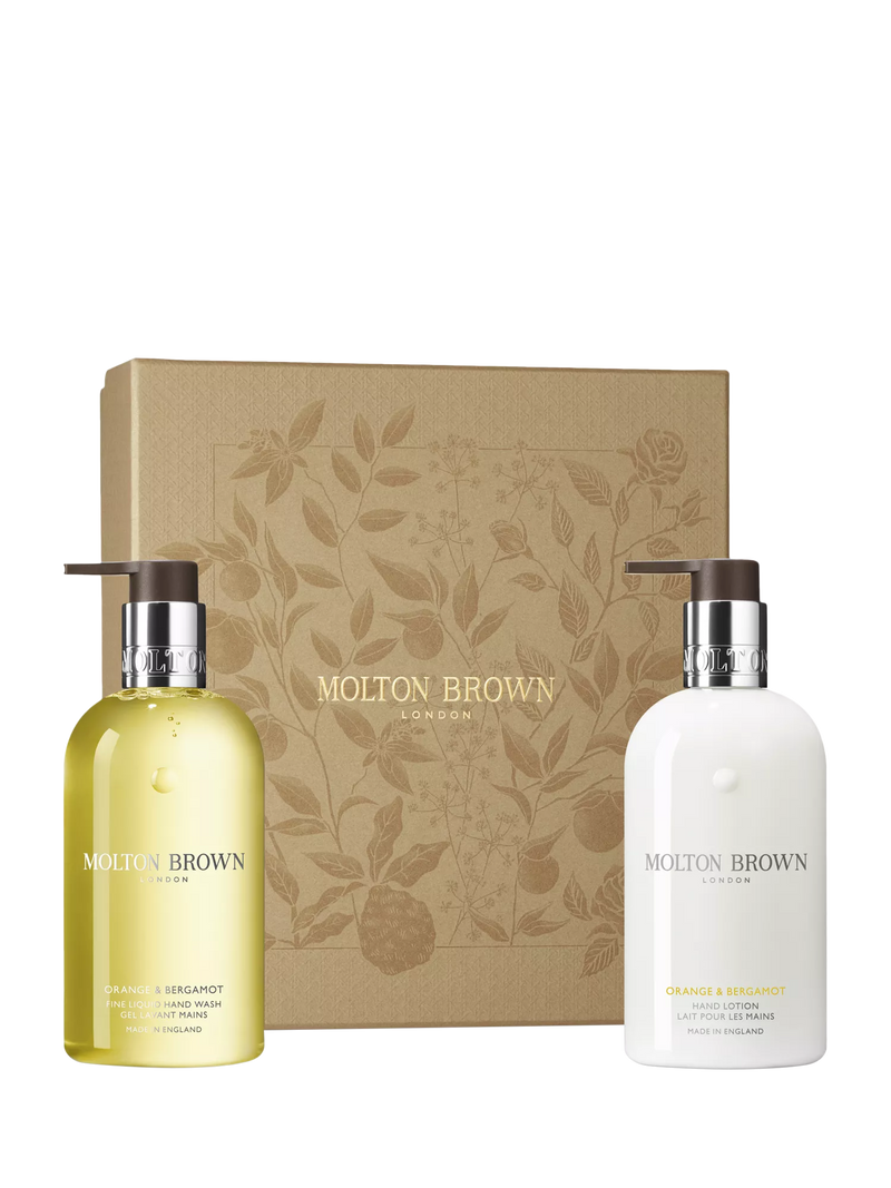 Molton Brown Orange & Bergamot hand care gift set 600ml (British brand)