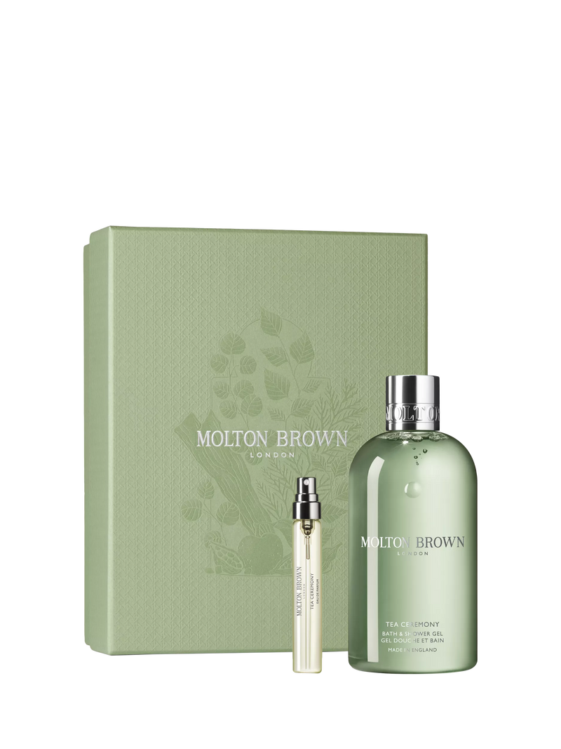 Molton Brown Tea Ceremony bodycare gift set, imported from the UK