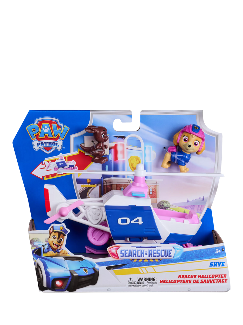 Paw Patrol Skye Rescue Helicopter toy with two figures, UK version