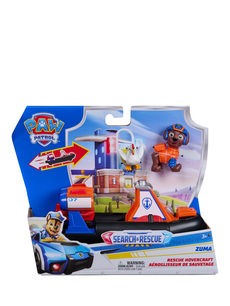 Paw Patrol Zuma Rescue Hovercraft 15cm toy vehicle, UK version