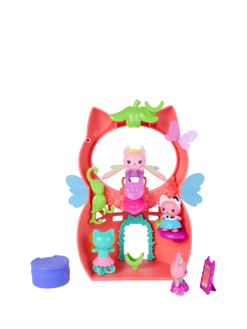 Gabby's Dollhouse Kitty Fairy Flutter-riffic playset 20.3cm, imported from the UK