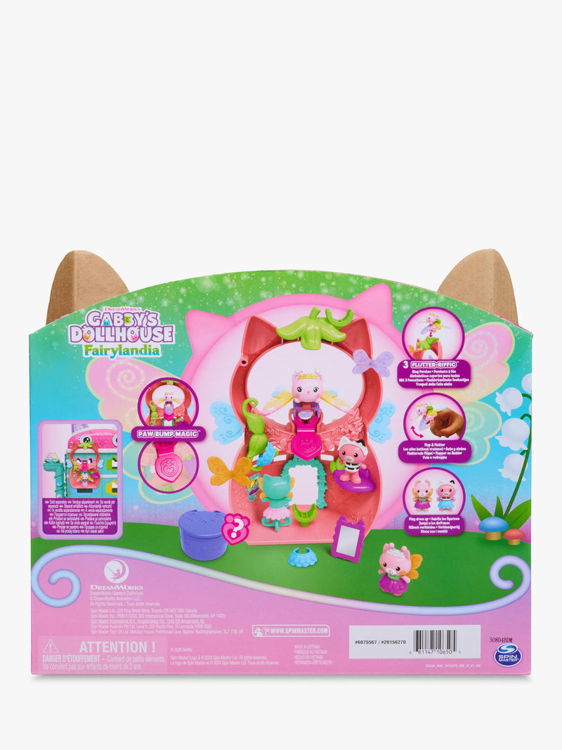 Gabby's Dollhouse Kitty Fairy Flutter-riffic playset 20.3cm, imported from the UK