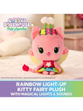 Gabby's Dollhouse Rainbow Light-Up Kitty Fairy plush toy 14 inch, imported from the UK