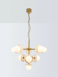 John Lewis Novarro opal globe pendant light antique brass - British product