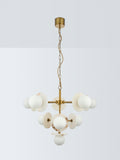 John Lewis Novarro opal globe pendant light antique brass - British product