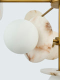 John Lewis Novarro opal globe pendant light antique brass - British product