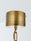 John Lewis Novarro opal globe pendant light antique brass - British product