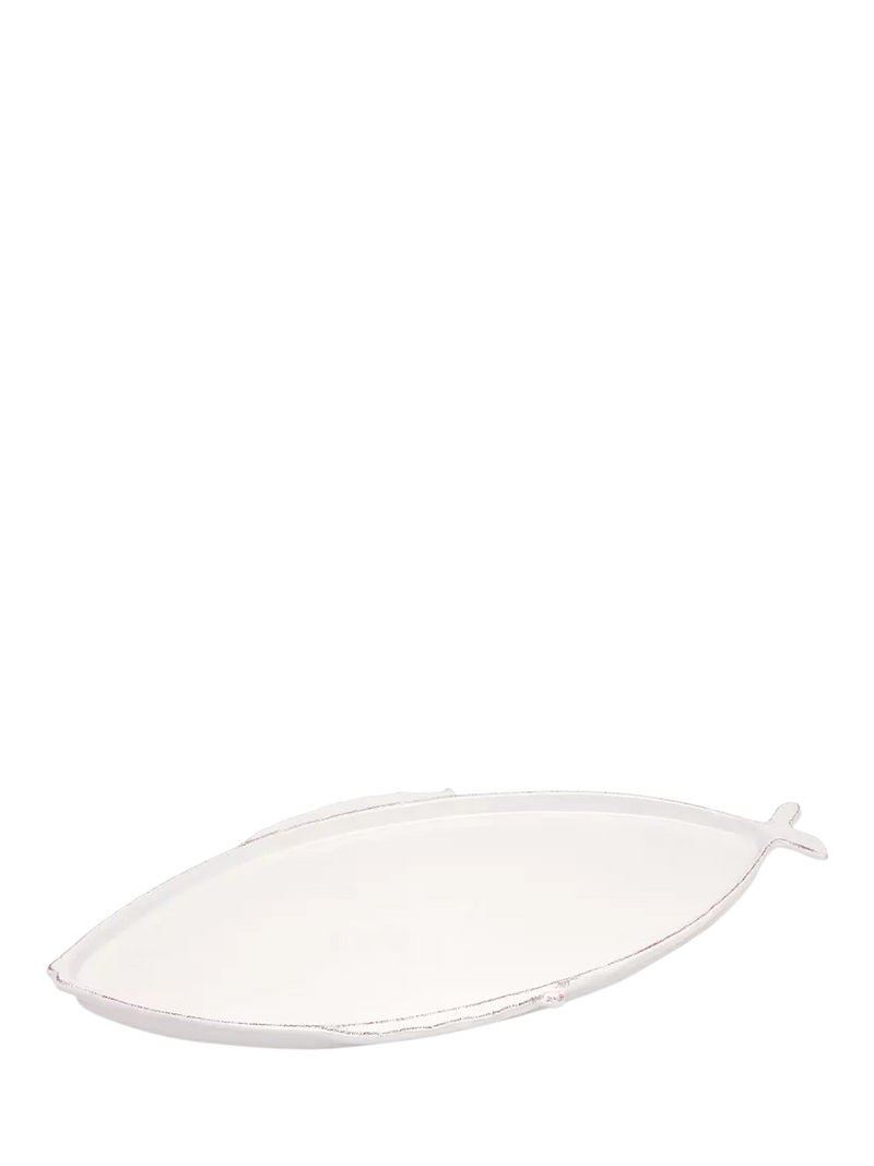 Virginia Casa Marina Oval Earthenware Platter, 56cm, White