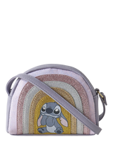 John Lewis NAME IT Kids' Disney Stitch Glitter Crossbody Bag, Lavender Grey- Buy online at McGrocer