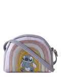 NAME IT Stitch glitter crossbody bag lavender grey, imported from the UK