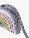 NAME IT Stitch glitter crossbody bag lavender grey, imported from the UK