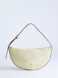 Topshop curly shoulder bag in lemon - British product