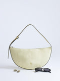 Topshop curly shoulder bag in lemon - British product