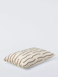 John Lewis Undulate rectangular cushion Natural 40x60cm, imported from the UK