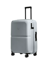 John Lewis Antler 68cm Expandable Double Wheel Medium Single Stripe Suitcase, Salt Blue- Buy online at McGrocer
